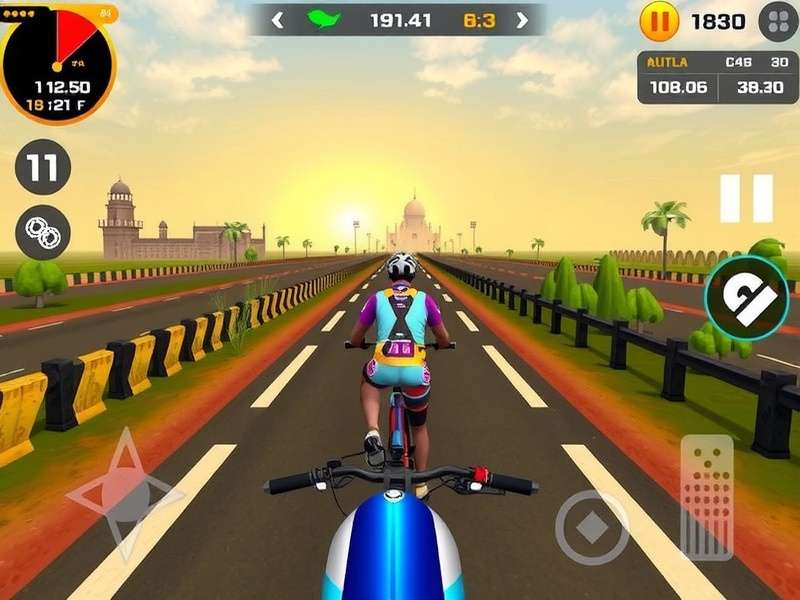 Multiplayer gameplay in Namaste Cycling Triumph