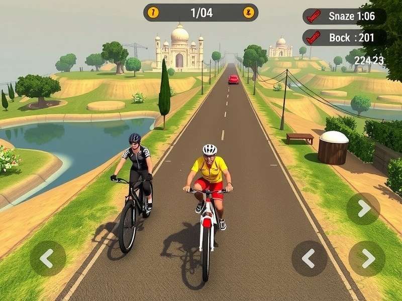 Namaste Cycling Triumph Game Screenshot