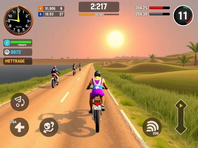 Indian landscape in Namaste Cycling Triumph
